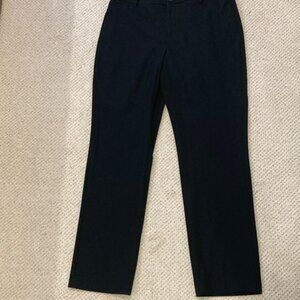 Stretch Knit Elegant Black Trousers